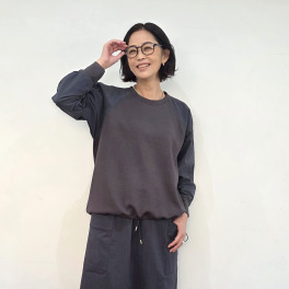 リラリー 布帛ミックス プルオーバー