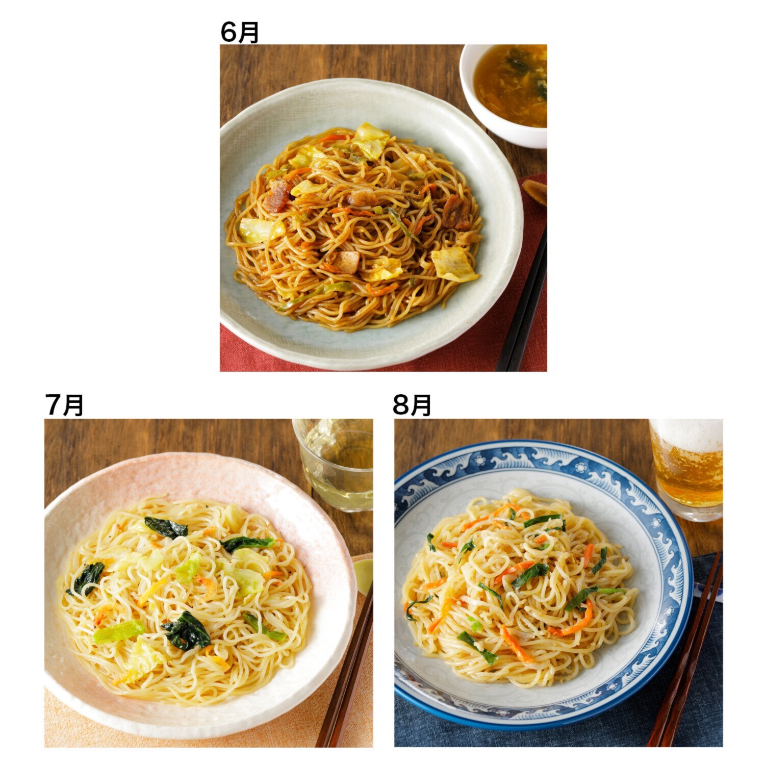 ケンミン食品 レンジで簡単！ 米粉で作った焼きそば ３ヶ月頒布会
