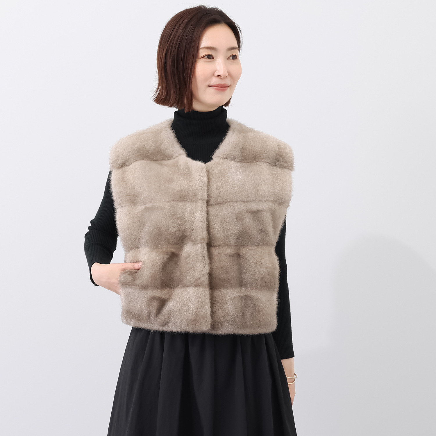 ＳＡＧＡ ミンク フルスキンベスト