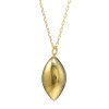 オーサムジュエリー １８Ｋ エッジオーバル ネックレス