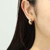 オーサムジュエリー １８Ｋ フープピアス