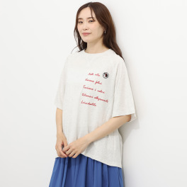 アリュメット アリム ワッペン＆刺しゅう Ｔシャツ（ネ