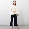 ヴィアッジャーレ アセテート混ポンチ スクエアーヘム プルオーバー