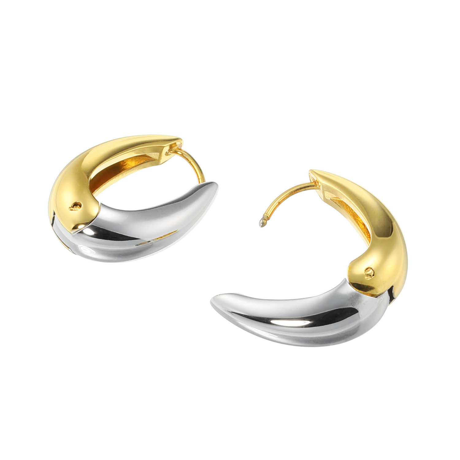 デルークス ステンレス フープピアス