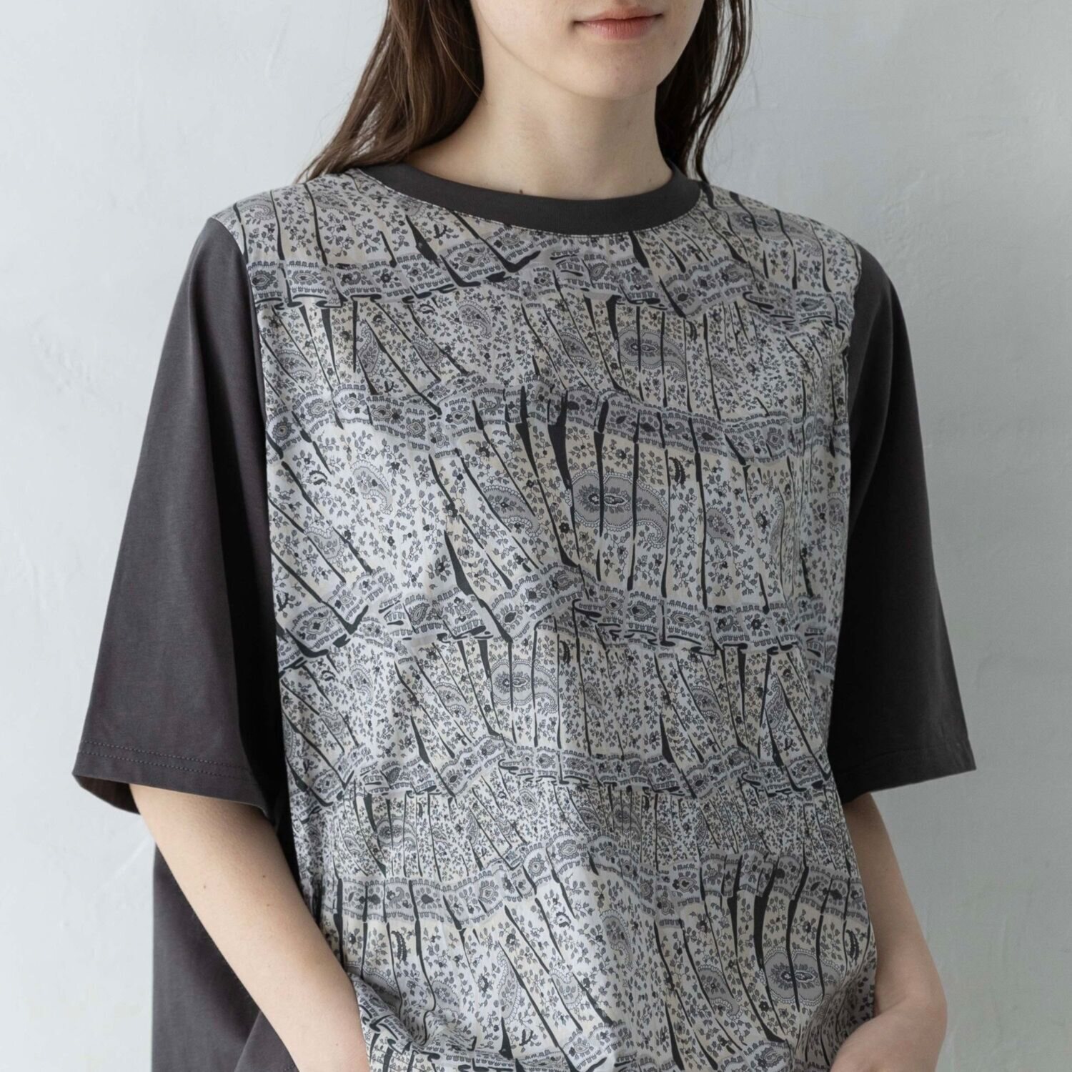 ソソット フロントリバティプリント Ｔシャツ