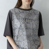 ソソット フロントリバティプリント Ｔシャツ
