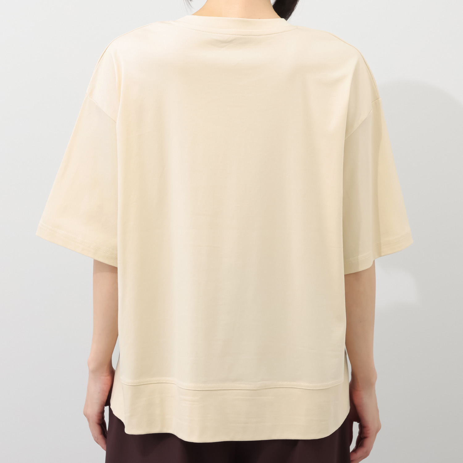 ハンチ 接触冷感 コンパクト糸 ラバープリント 刺しゅうロゴＴシャツ