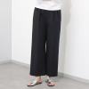 ハンチ リネン混 ストレートパンツ