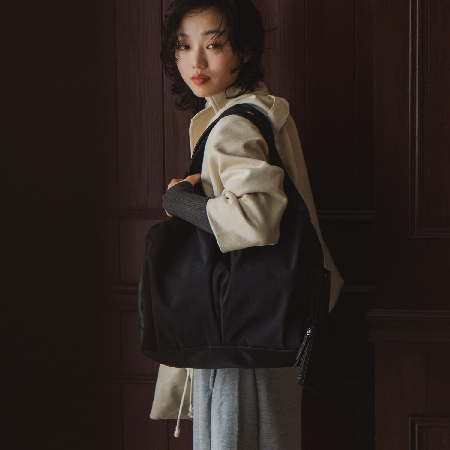 ベルモサ 軽量 Ａ４トートバッグ ＜ポーチ付＞