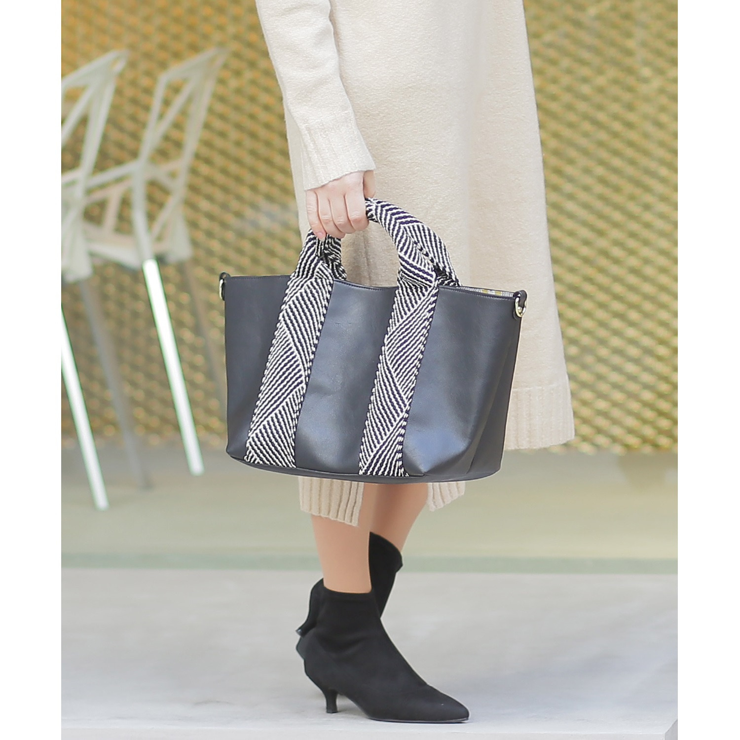 ベルモサ ハンドルアクセント Ａ４トートバッグ