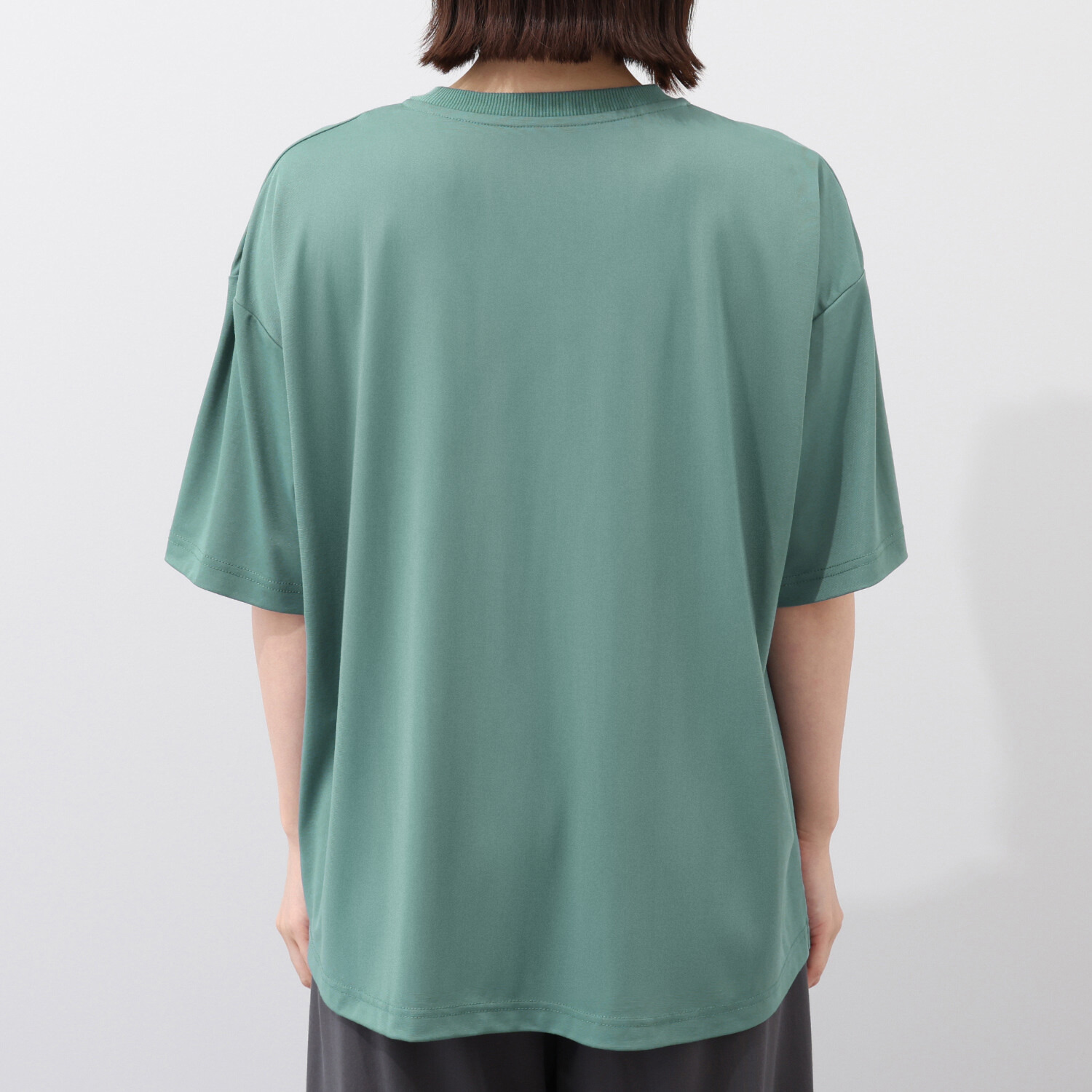 エムエムオー 接触冷感スムース クルーネック ロゴプリント 半袖Ｔシャツ