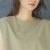 エムエムオー 接触冷感鹿の子 ショルダータック フレアートップス