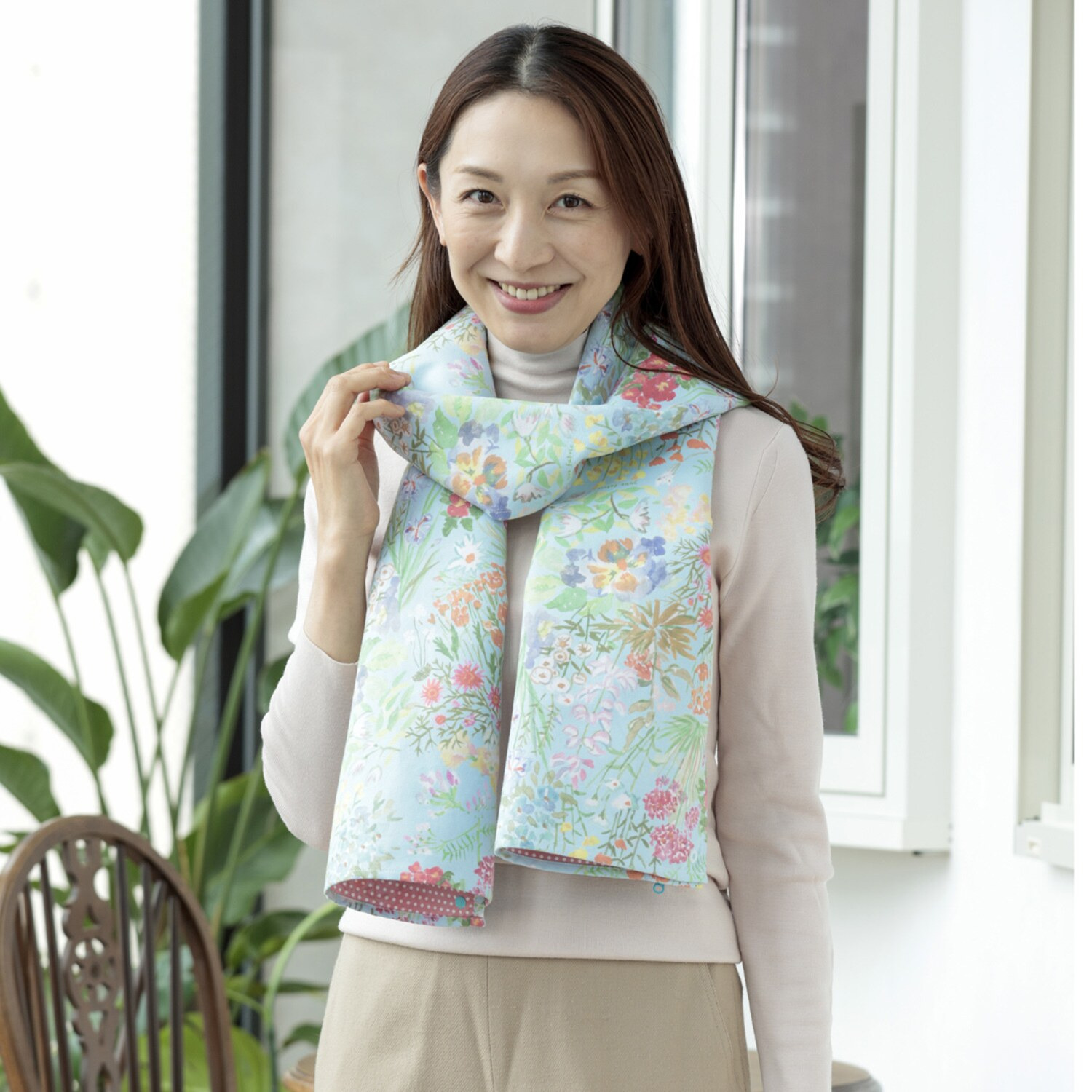 纏う。機能美。 ストールのようなエプロン “エプーフ” Ｄｅｓｉｇｎ　ｂｙ ＹＵＫＡ　ＦＡＢＲＩＣ