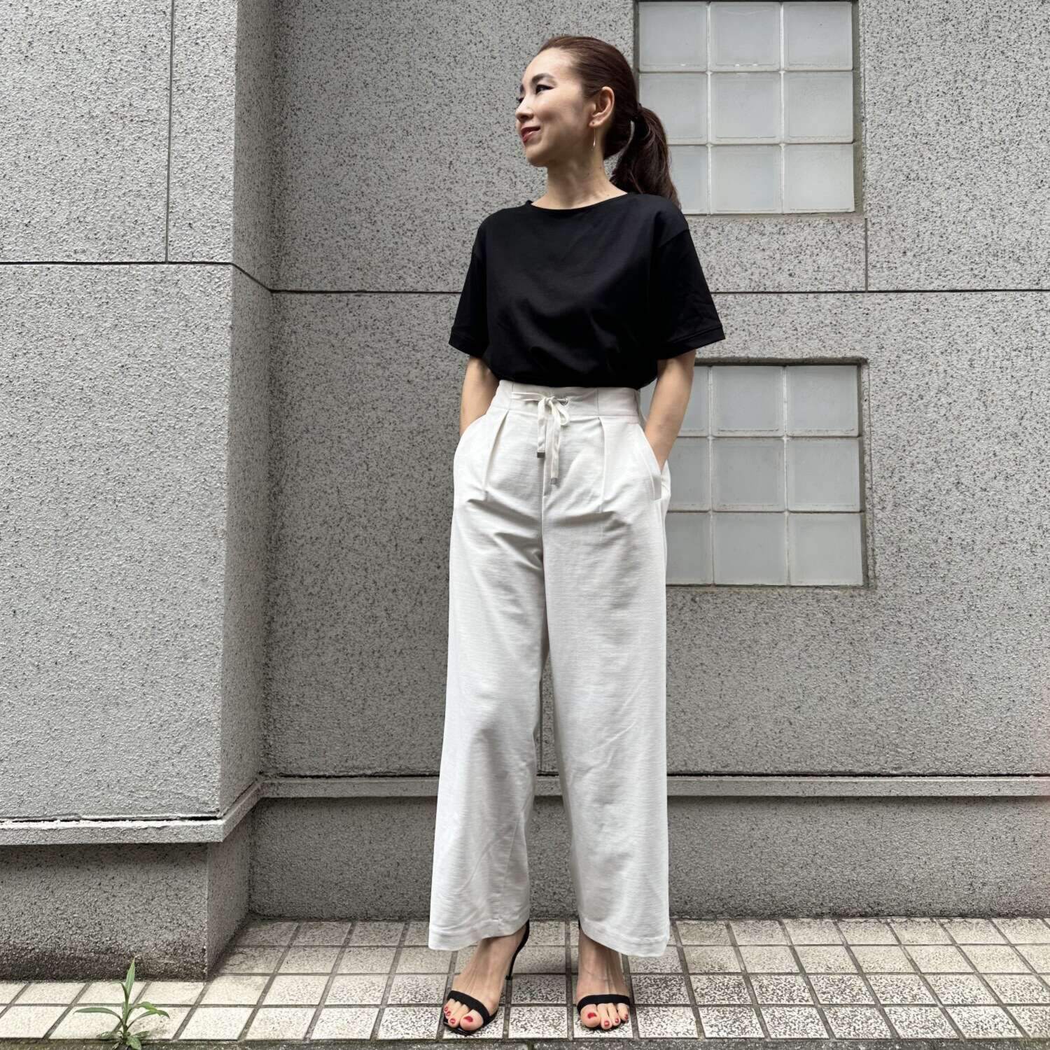 タマミ　ワタナベ 接触冷感パンツ “サマースノー”