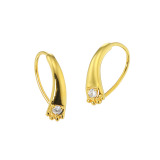 ドルチェモダール シルバー ＣＺ ネコ手ピアス