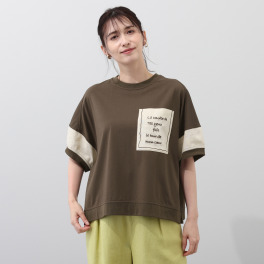 スタイル・ラヴィー パッチワークアクセント プルオーバー