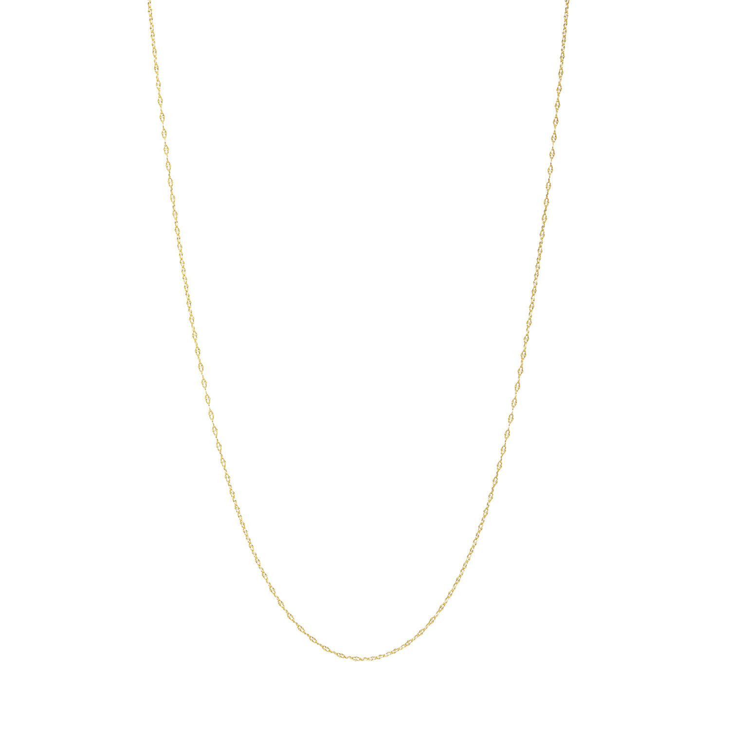 シマ・キャプシーヌ １８Ｋ ツイストペタルチェーン ロングネックレス