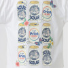 スカラー ビール缶コレクション柄 Ｔシャツ