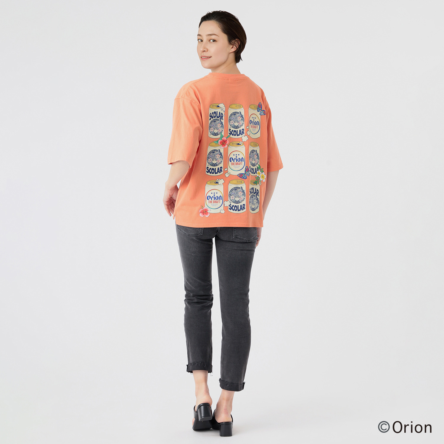 スカラー ビール缶コレクション柄 Ｔシャツ
