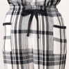ナルエー 綿１００％ シュークリームガーゼＲ チェックパジャマ