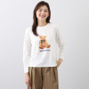 テディベア グラフィック ロングスリーブ Ｔシャツ