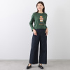 テディベア グラフィック ロングスリーブ Ｔシャツ