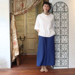 ルティア 接触冷感・ＵＶカット エアリー感ある リラクシーなパンツ