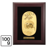 光則 純金製　大判 “黒き猫” ＜１００ｇ＞