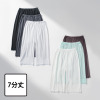 ジュエル 抗菌防臭・綿１００％ エアリーなメッシュ 七分丈ロングペチパンツ ３枚セット