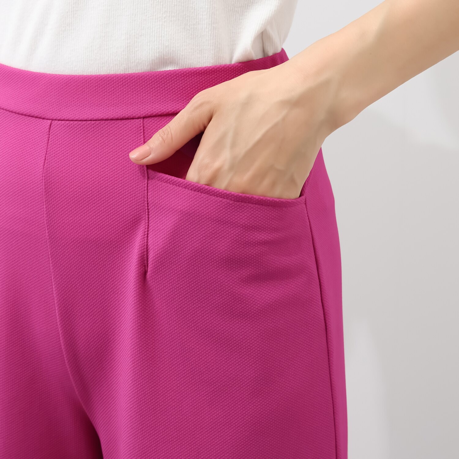 ピーツー 通気性がすごい！！！！！ メッシュなのに透けにくい ゆったりストレートパンツ ＜股下６８ｃｍ＞