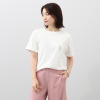 ヘブンアンドアース 接触冷感・ＵＶカット 異素材使い ポケット付Ｔシャツ
