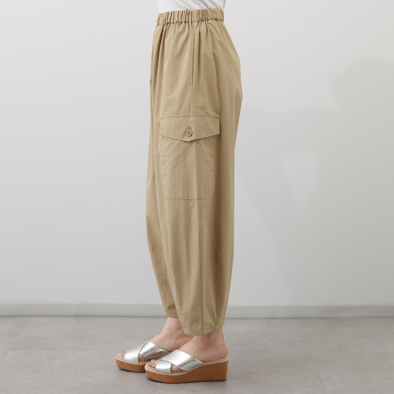ハヤマブリーズ コクーンシルエット パンツ