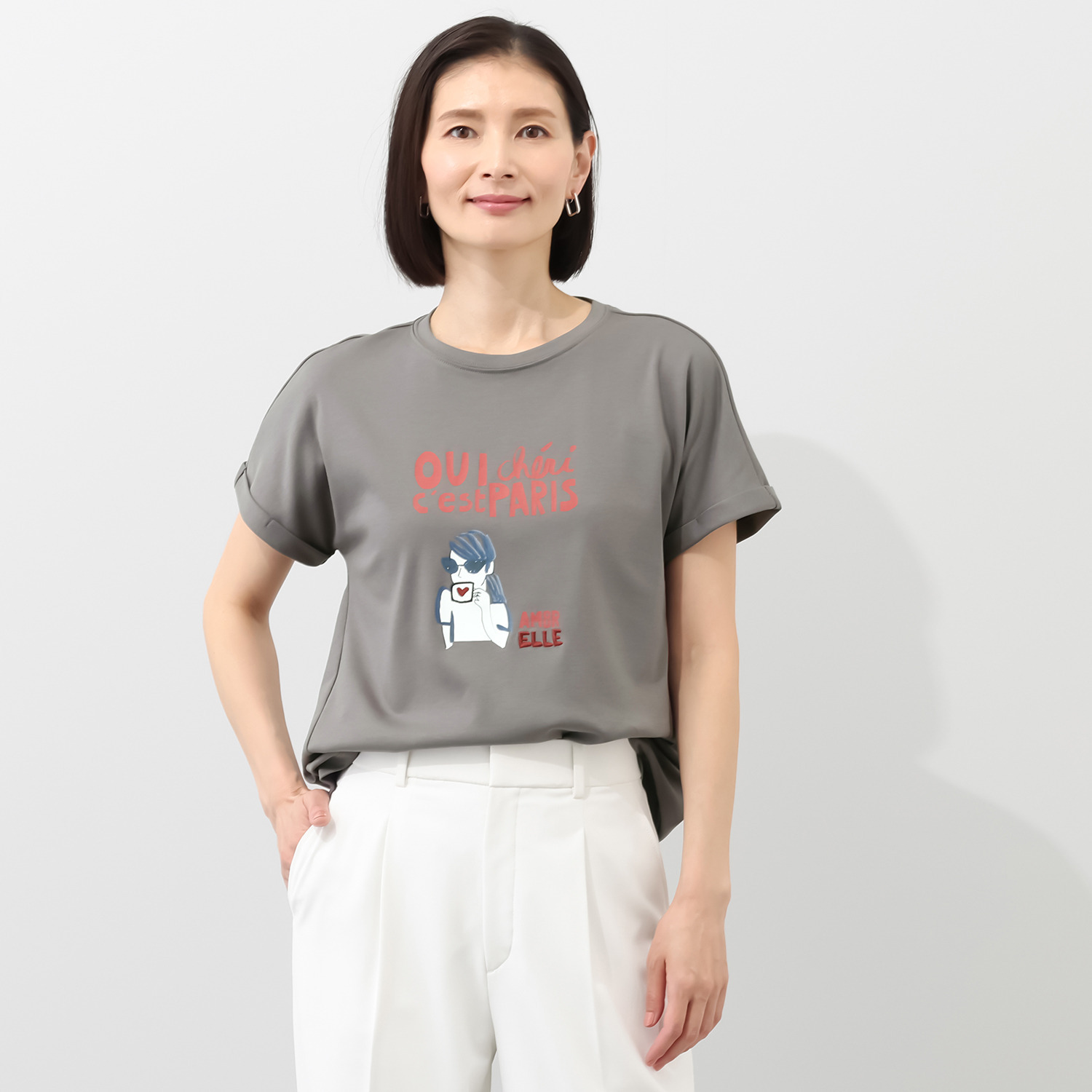 エル　ステュディオ パリジェンヌグラフィック Ｔシャツ