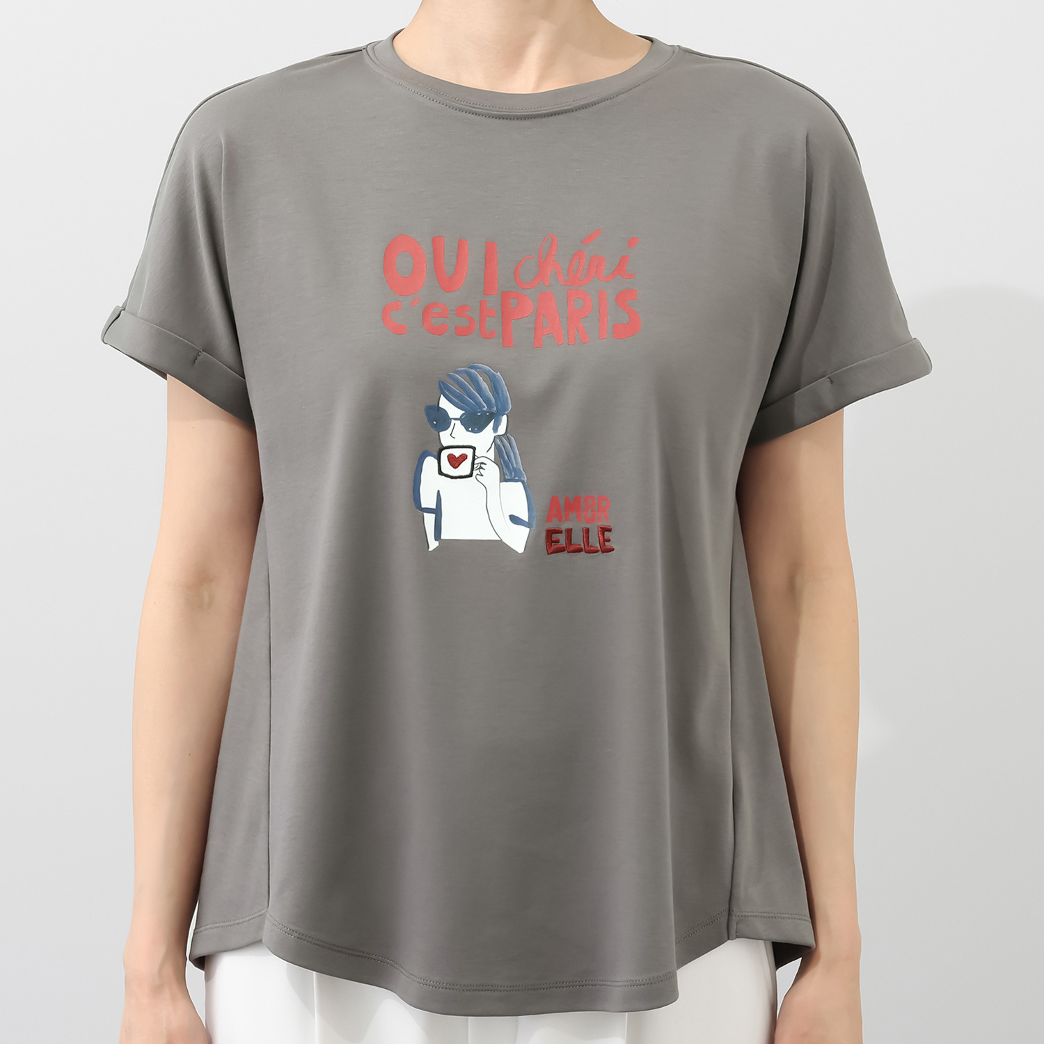 エル　ステュディオ パリジェンヌグラフィック Ｔシャツ