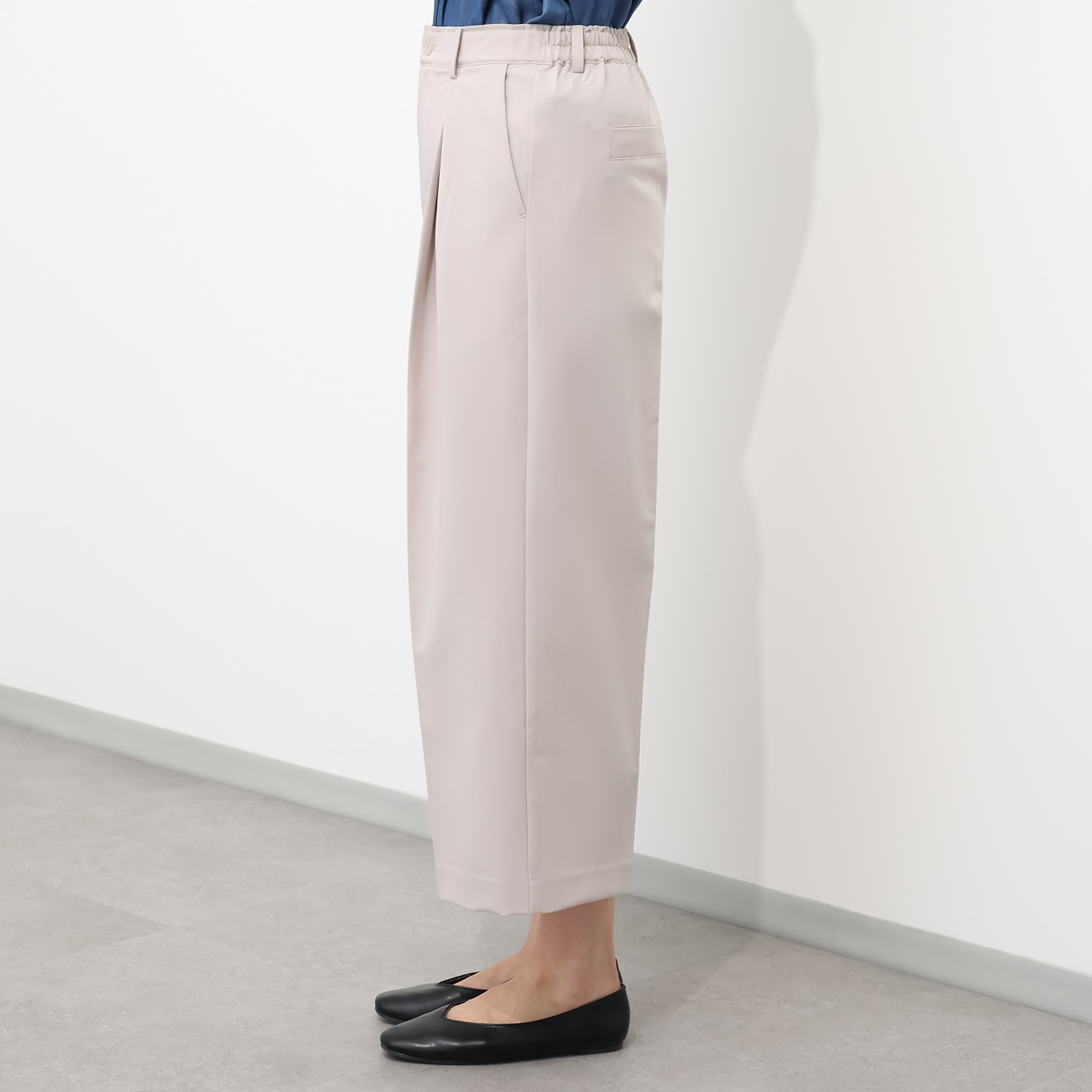 コモエリークローゼット クロップトワイドパンツ