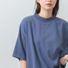 エムエムオー 接触冷感　綿混ベア天竺 ハイネック ドロップショルダー Ｔシャツ
