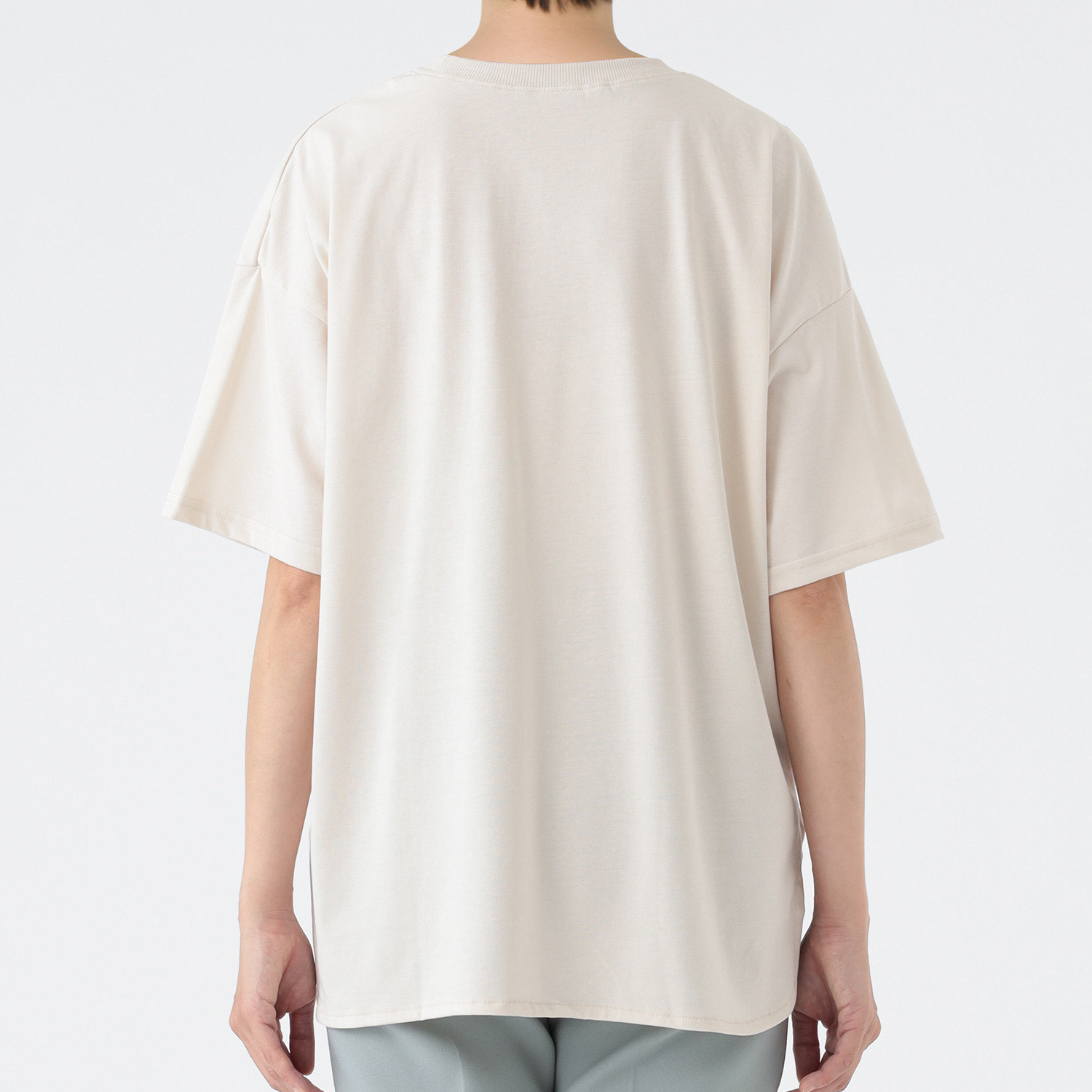 エムエムオー 接触冷感 クルーネック ラウンドヘムＴシャツ