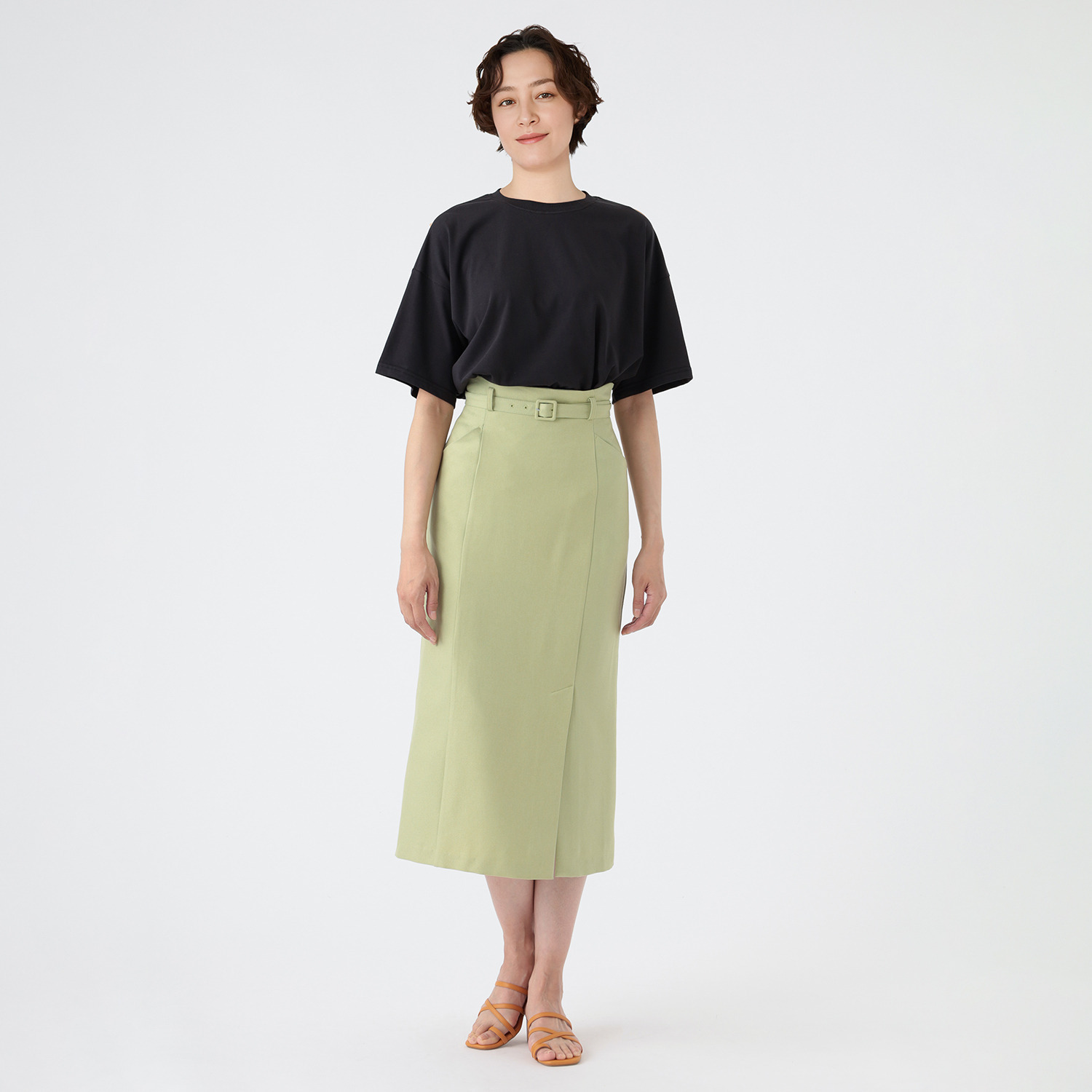エムエムオー 接触冷感 クルーネック ラウンドヘムＴシャツ