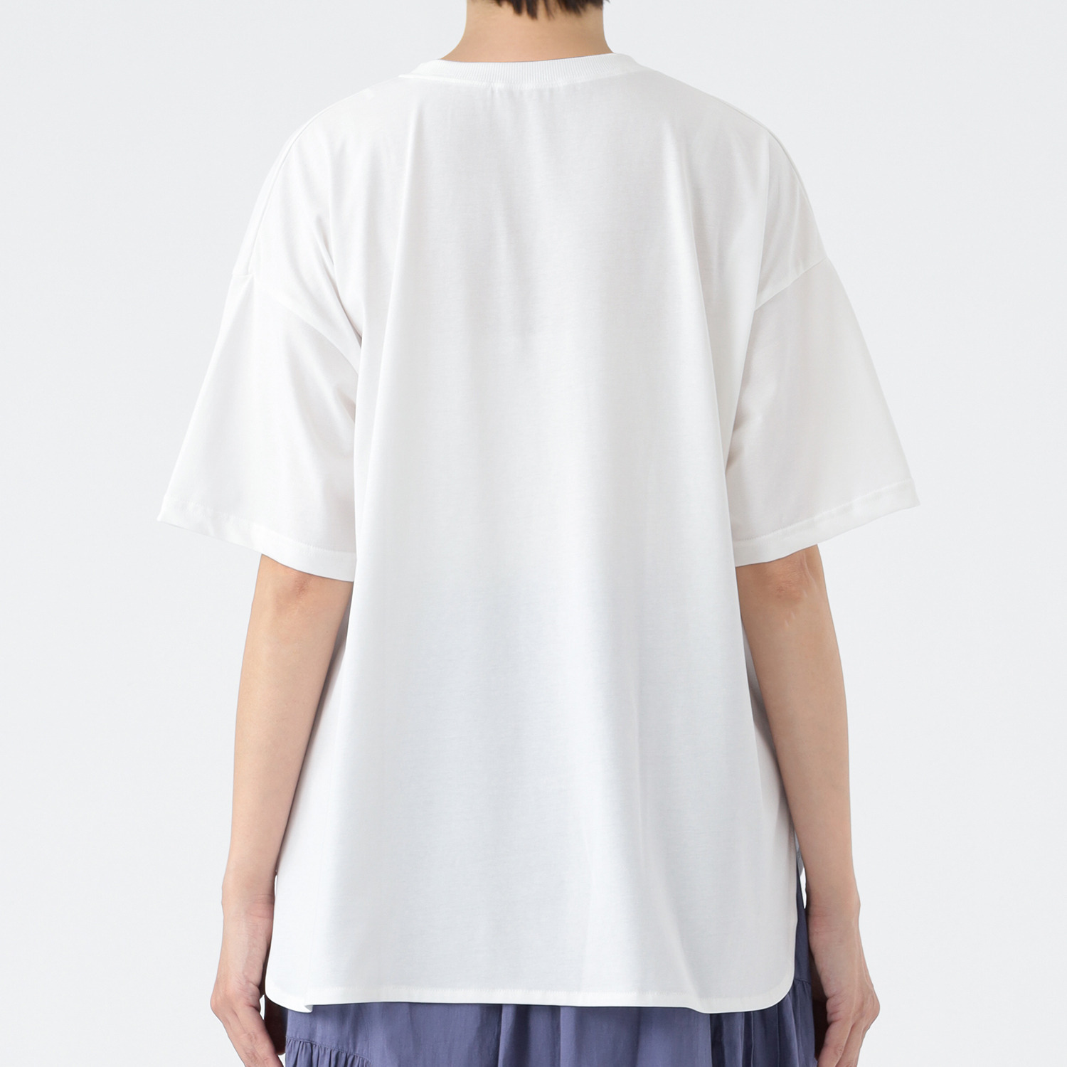 エムエムオー 接触冷感 クルーネック ラウンドヘムＴシャツ