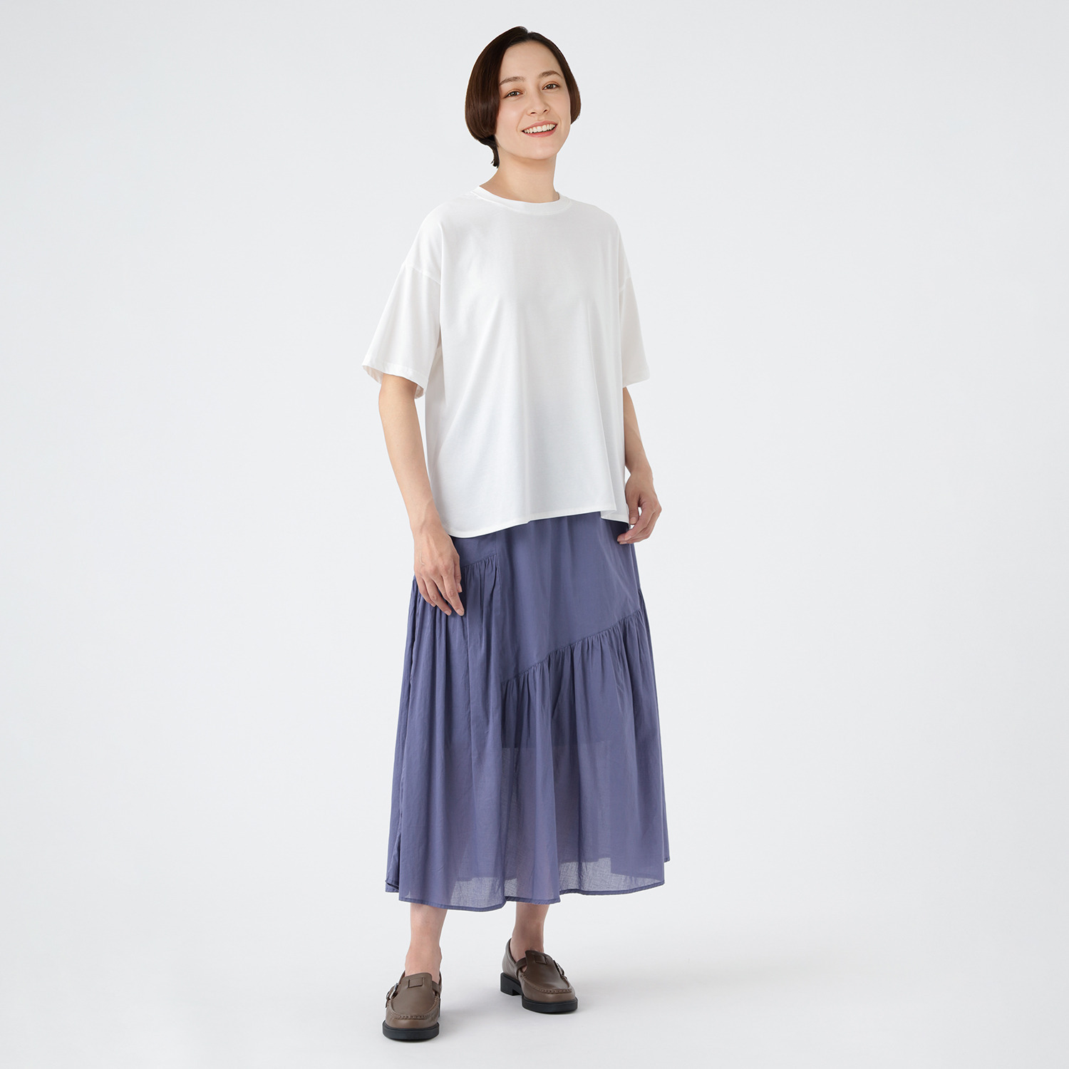 エムエムオー 接触冷感 クルーネック ラウンドヘムＴシャツ