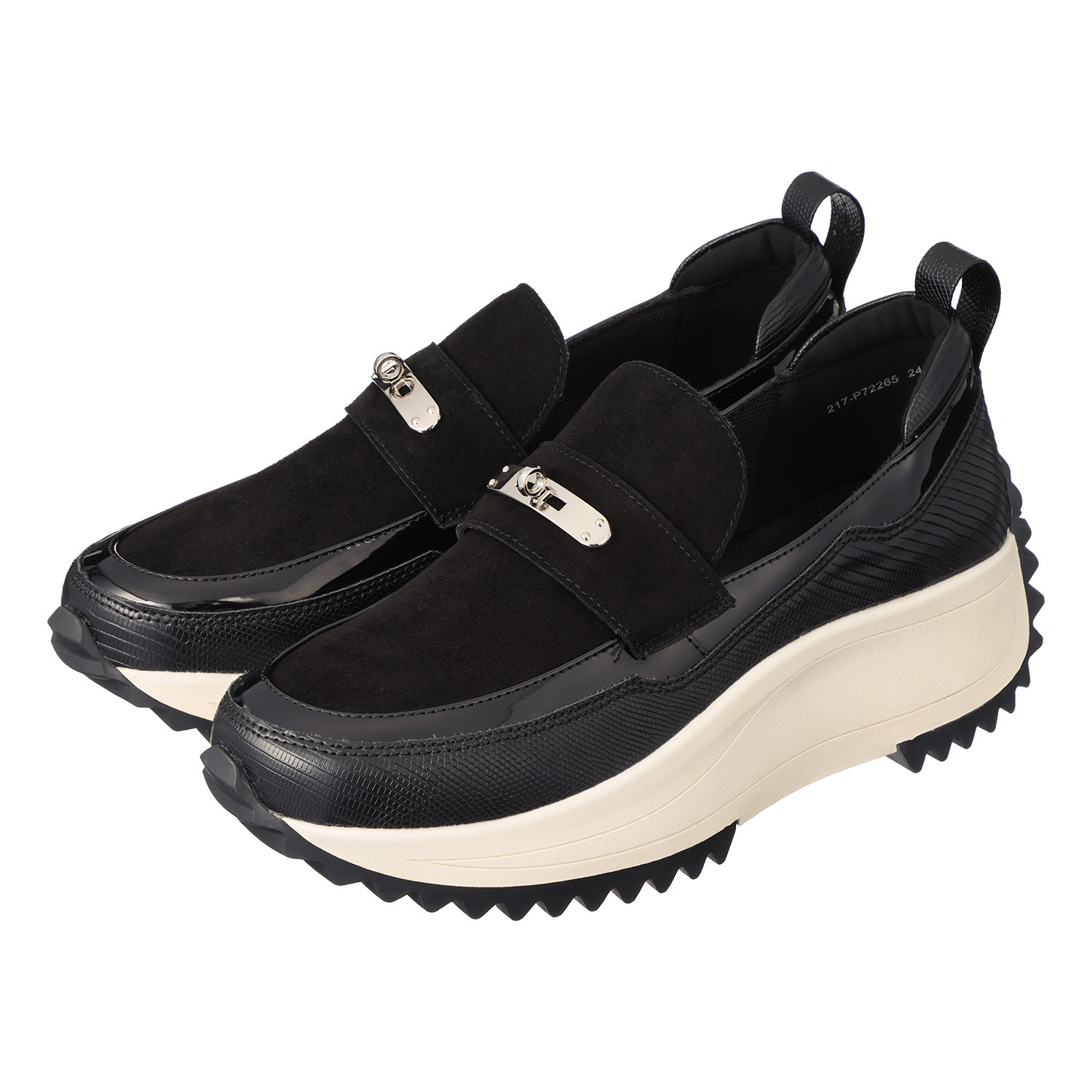 ヌーベルヴォーグ リュクスライン 厚底ローファースニーカー