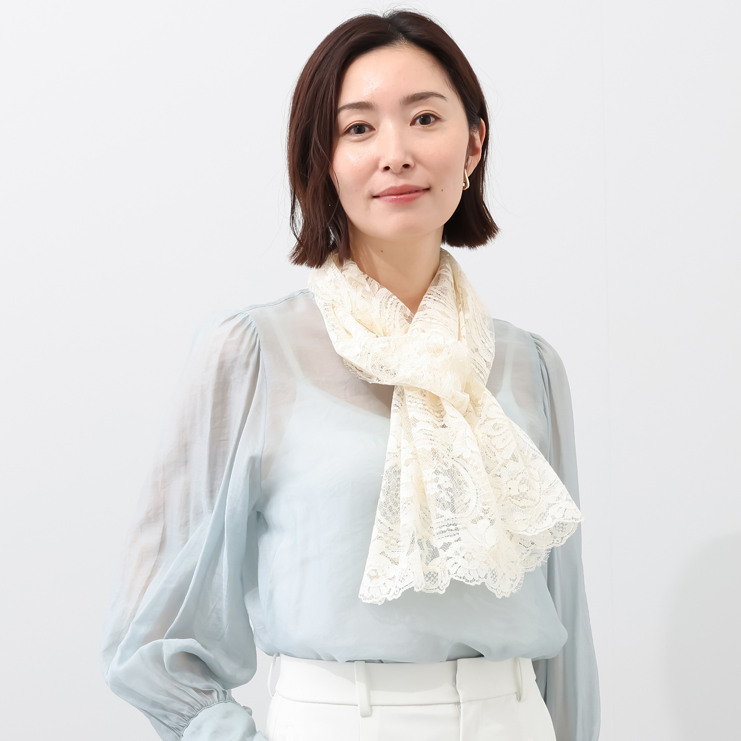 ソルティス リバーレースショール “ブドワールアロンジェ”