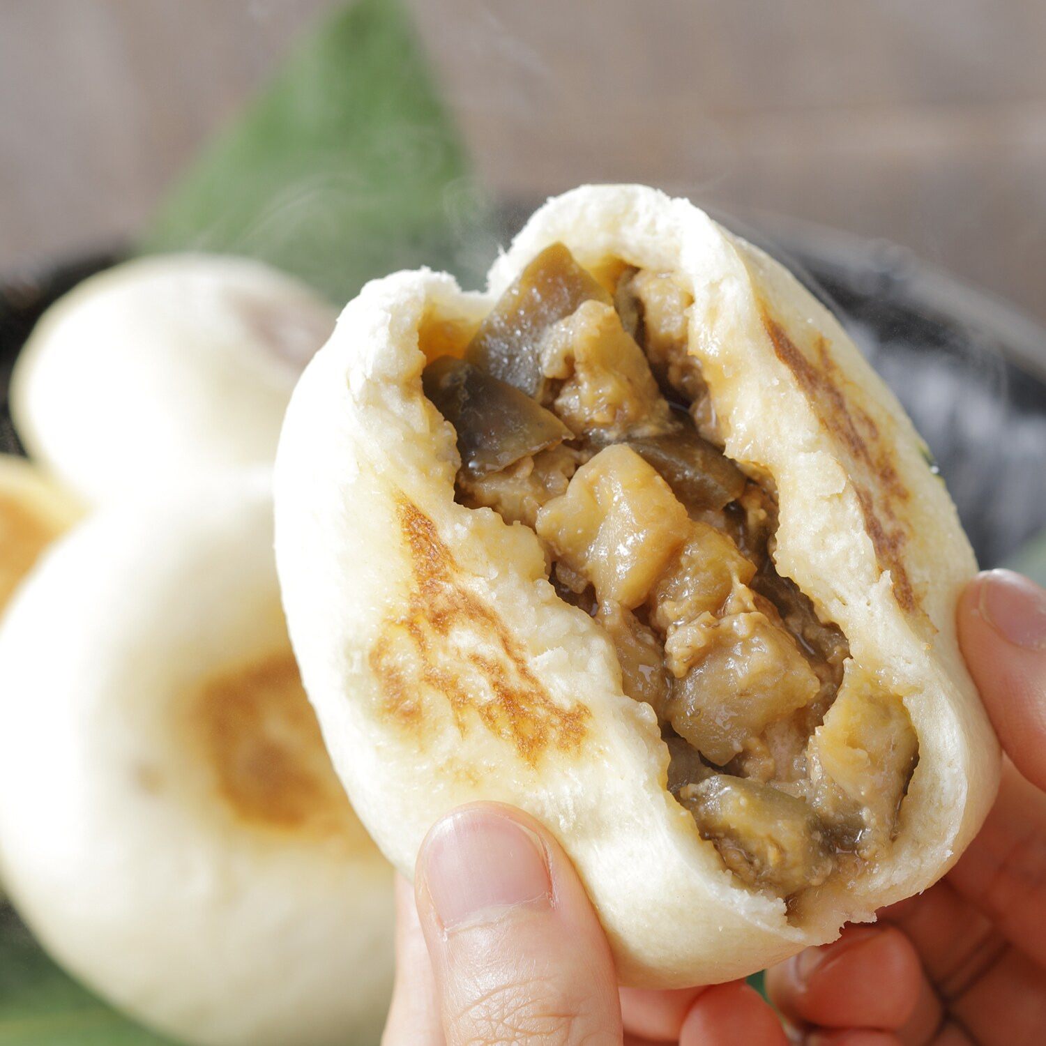 ＜長野＞信州小川村 おやき３種セット （野沢菜、あずき、なす）
