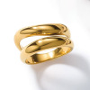 アシエステンレス サージカルステンレス エレガントカーブ リング