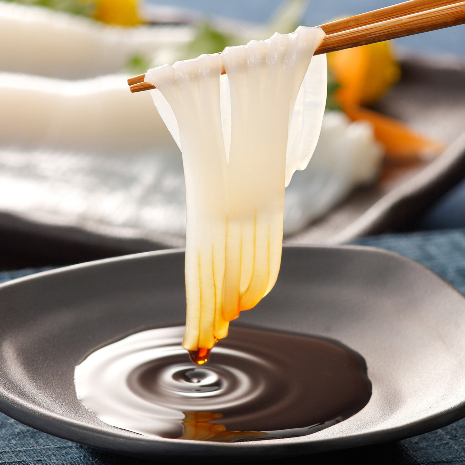 目利き人厳選！ 北海道産真いかそうめん （９柵セット）