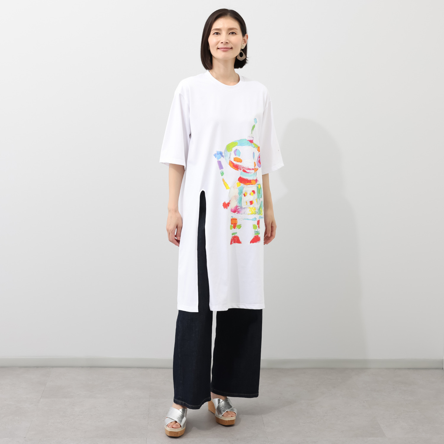 アットランティーヴァ アリア プリントロング Ｔシャツ