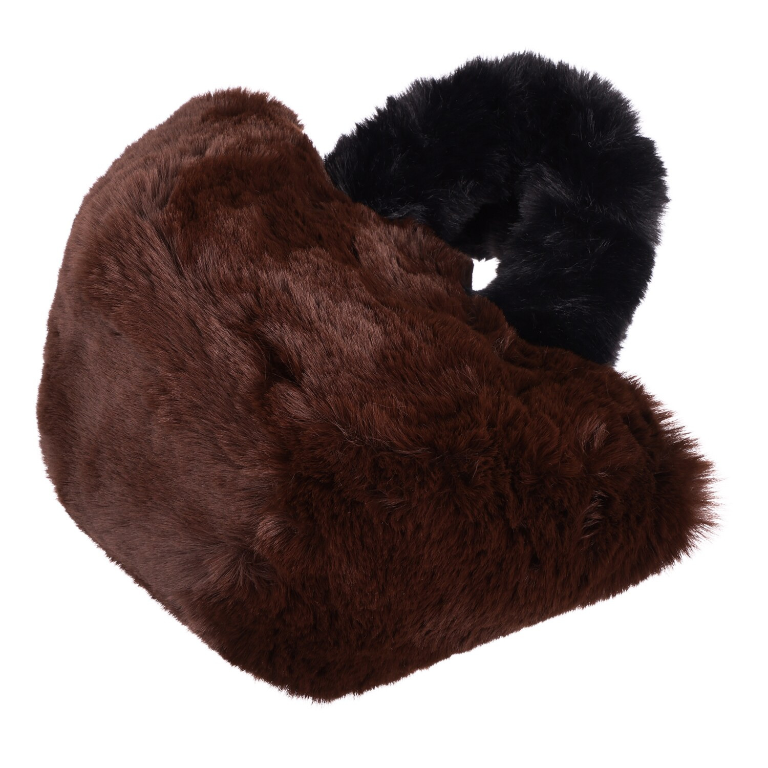 ハッピーダービー パール調チェーン付 ２ウェイ エコファーバッグ