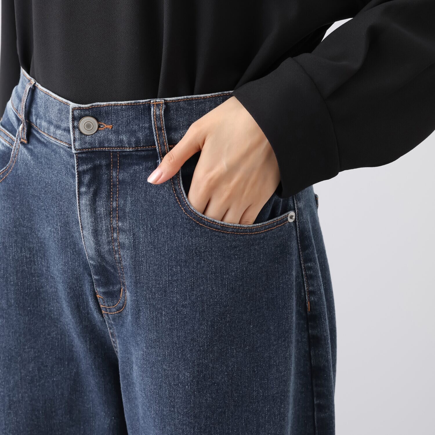エアリーフェアリー カーヴィデニムパンツ