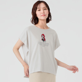 コーヒーボーイ 赤ずきん フレンチスリーブ アップリケＴシャツ