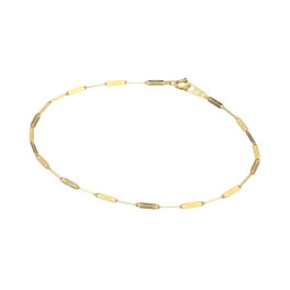 シマ・キャプシーヌ １８Ｋ バーリンクチェーン ブレスレット